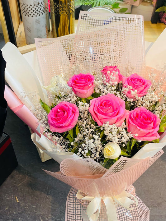 Pink Rose Bouquet